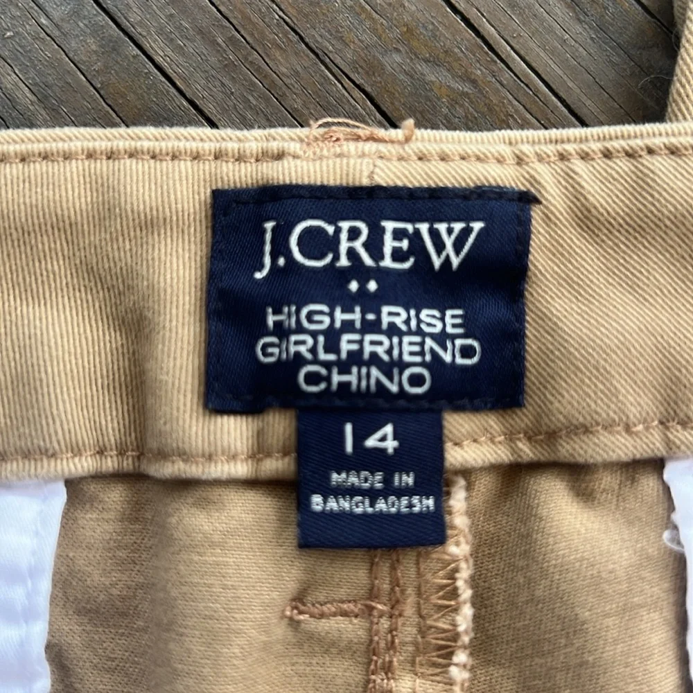 J. Crew Factory High-Rise Girlfriend Chino - Picture 2 of 12